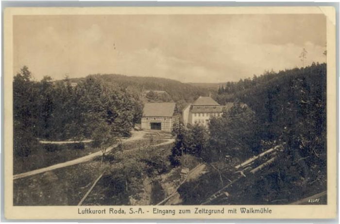 Stadtroda Walkmühle Zeitzgrund
