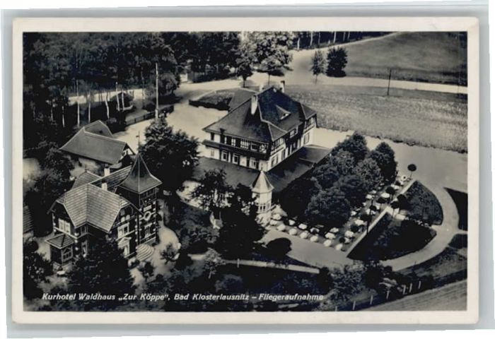 Bad Klosterlausnitz Fliegeraufnahme Hotel Waldhaus zur Köpp