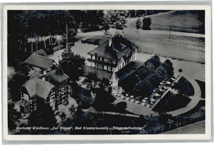 Bad Klosterlausnitz Fliegeraufnahme Hotel Waldhaus zur Köpp
