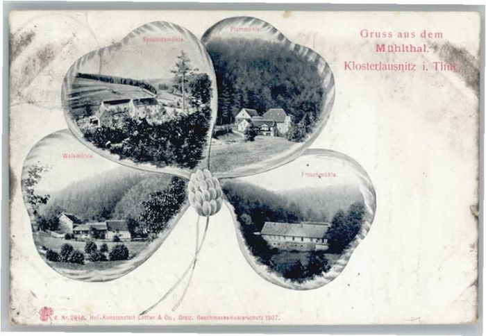 Bad Klosterlausnitz Mühltal Kleeblatt Pfarrmühle Naupoldsmü