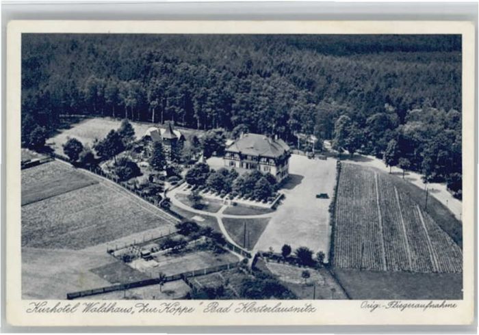 Bad Klosterlausnitz Fliegeraufnahme Hotel Waldhaus zur Köpp