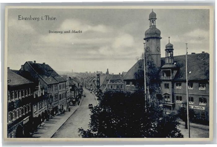 Eisenberg Thueringen teinweg Markt
