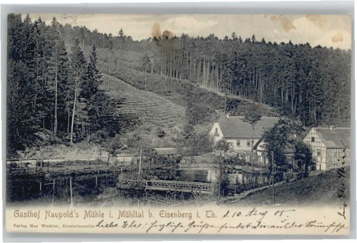 Eisenberg Thueringen aupoldsmühle Mühltal x