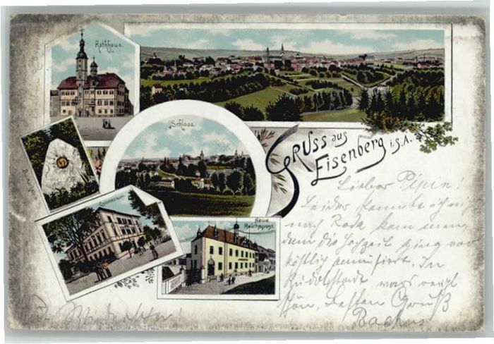 Eisenberg Thueringen athaus Schloss Schule Post