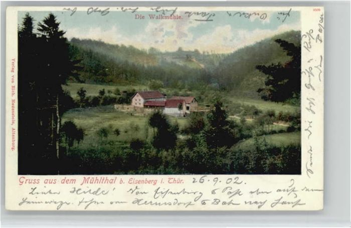 Eisenberg Thueringen alkmühle Mühltal x