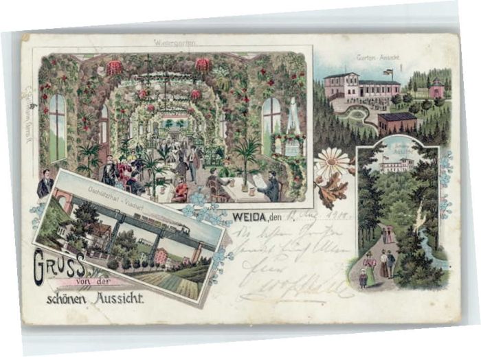 Weida Thueringen Weida Oschütztal Viadukt