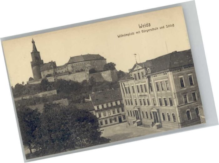 Weida Thueringen Weida Schule Schloss Wilhelmplatz