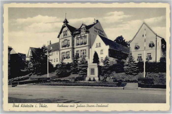 Bad Koestritz athaus Julius-Sturm-Denkmal