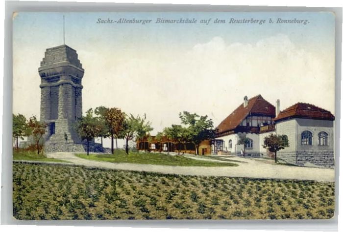 Ronneburg Thueringen ismarcksäule Reusterberg *