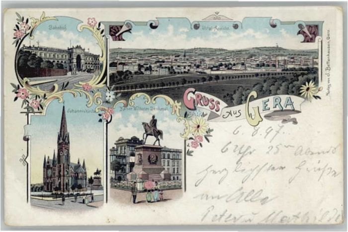 Gera Johanniskirche Bahnhof