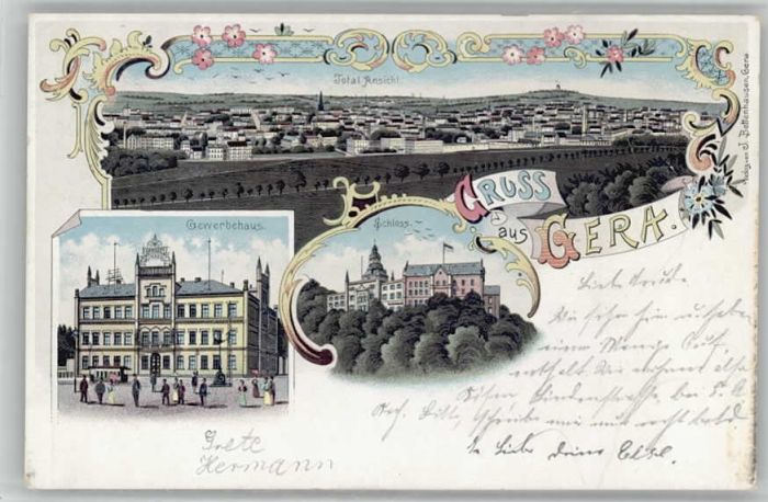 Gera Gewerbehaus Schloss