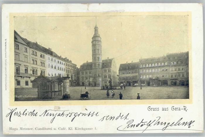 Gera Markt Rathaus