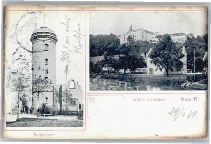 Gera Ferberturm Schloss Osterstein