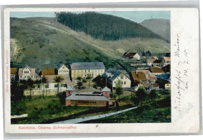 Katzhuette chwarzatal