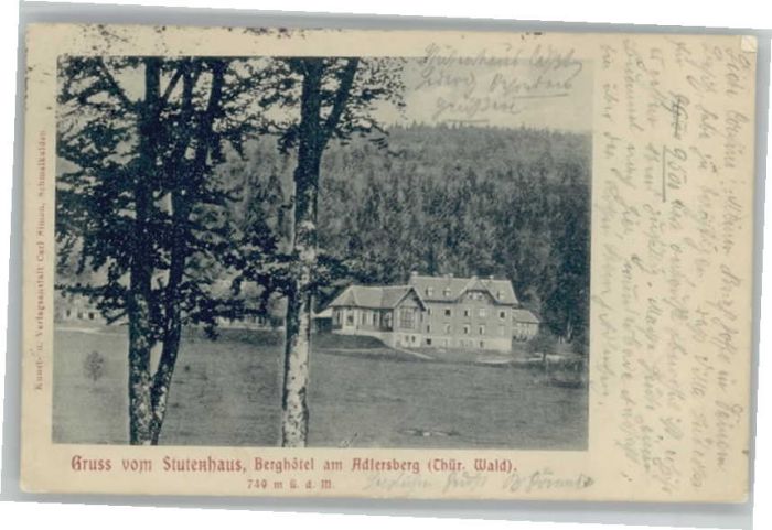 Suhl Thueringer Wald Suhl Stutenhaus Hotel am Adlersberg