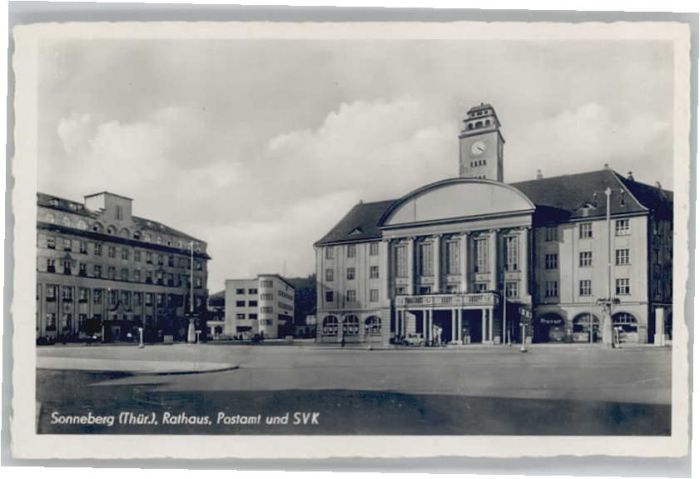 Sonneberg Thueringen athaus Postamt
