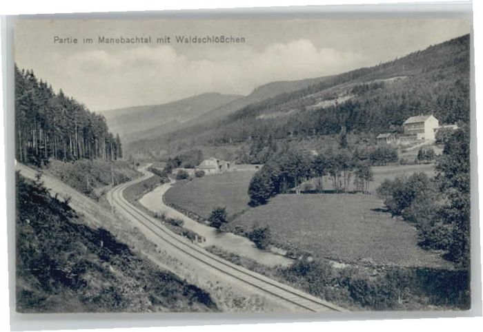 Manebach Manebachtal Waldschlösschen