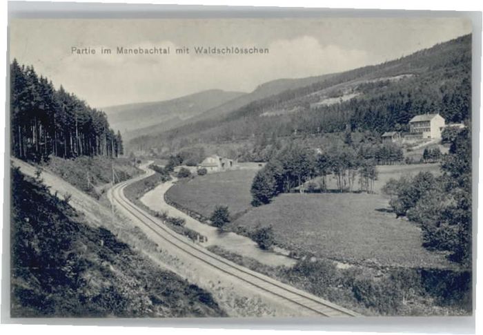 Manebach Manebachtal Waldschlösschen