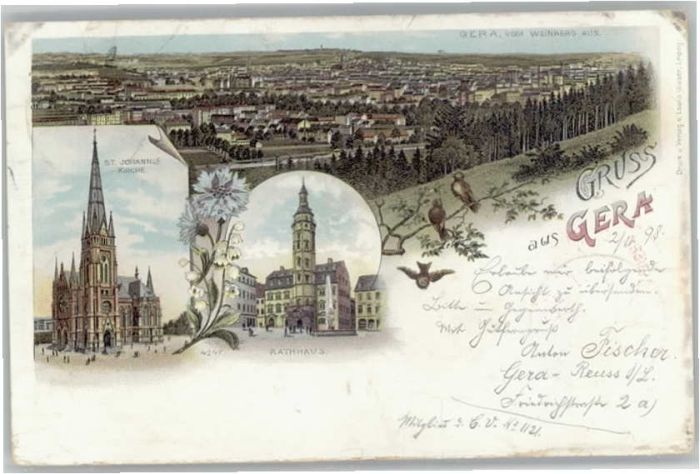 Gera St. Johanniskirche Rathaus