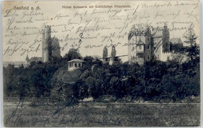 Saalfeld Saale Hoher Schwarm Schlösschen Kitzerstein