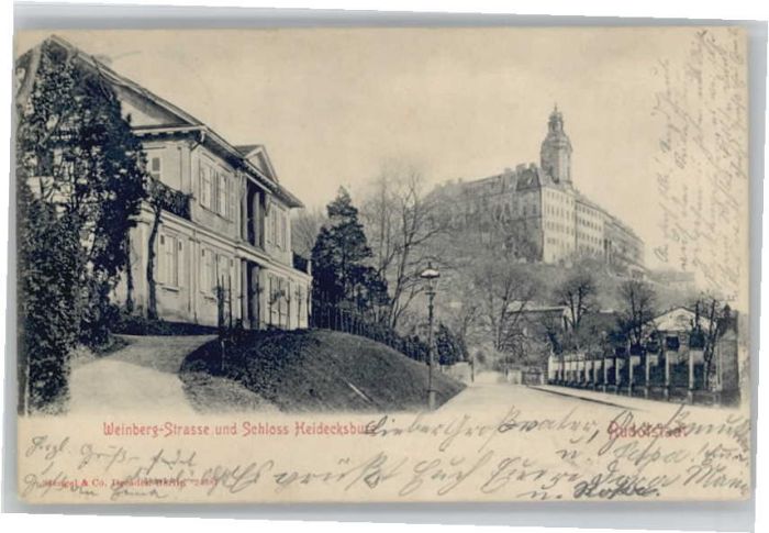 Rudolstadt Weinberg-Strasse Schloss Heidecksburg