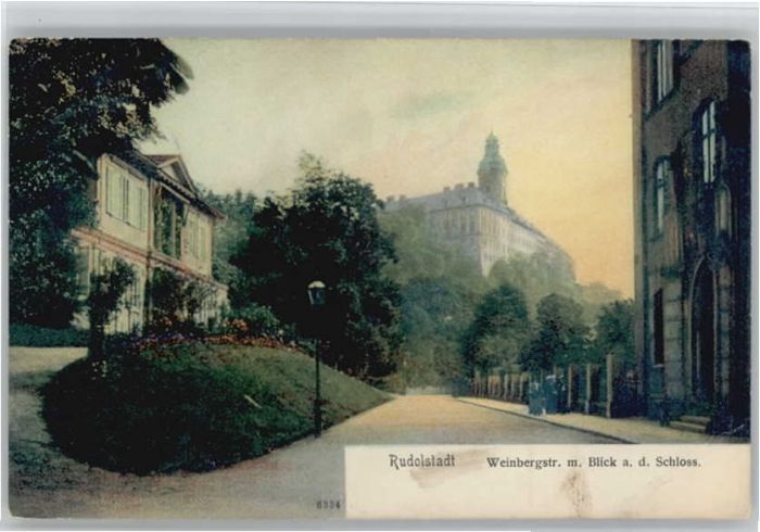 Rudolstadt Weinbergstrasse Schloss