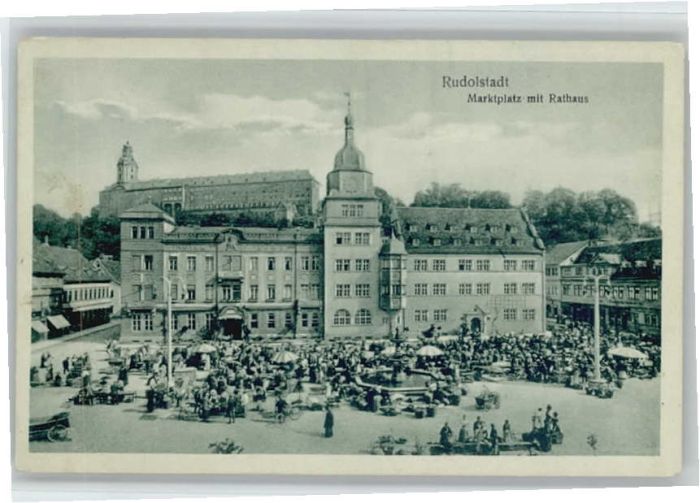 Rudolstadt Marktplatz Rathaus