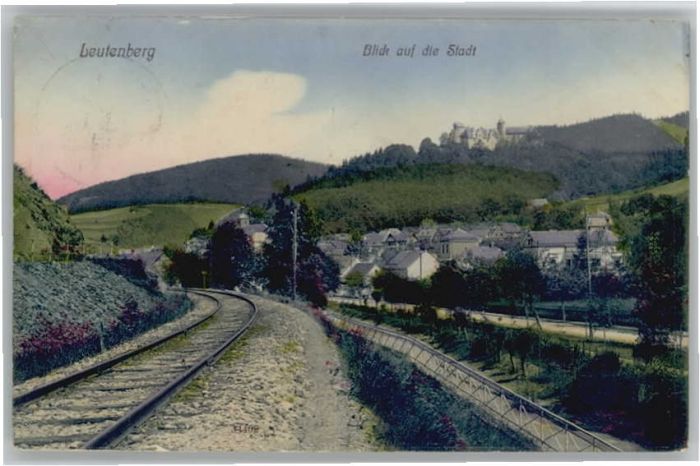 Leutenberg Thueringen Leutenberg Bahn