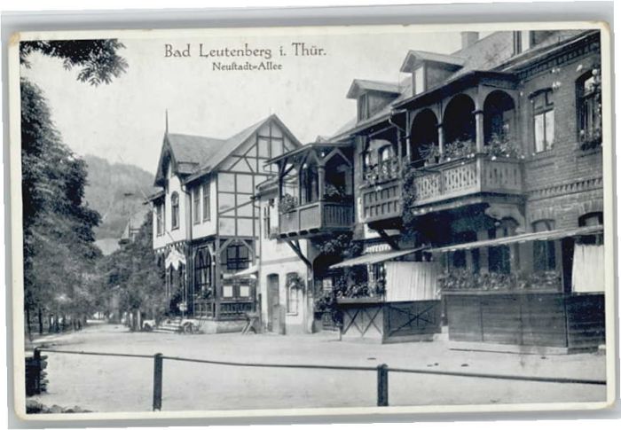 Leutenberg Thueringen Leutenberg Neustadt-Allee