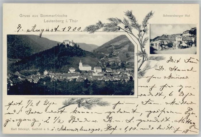 Leutenberg Thueringen Leutenberg Schwarzburger Hof