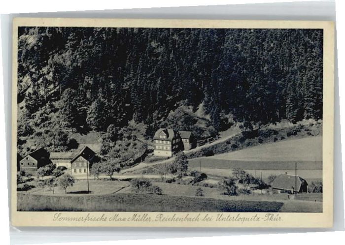 Reichenbach Probstzella Sommerfrische Max Müller