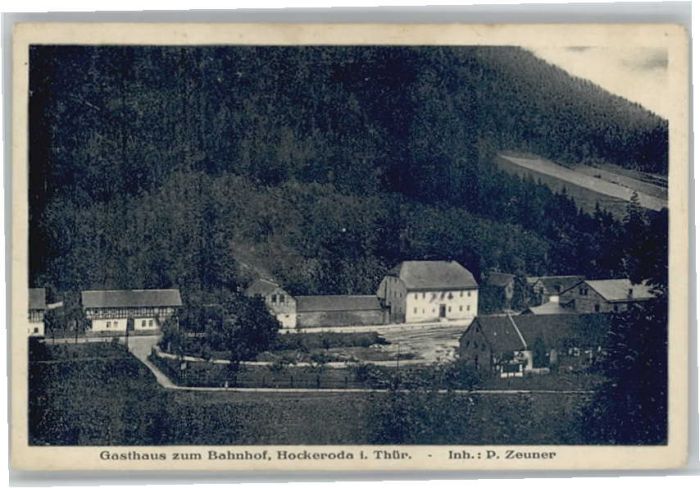 Lichtentanne Probstzella Hockeroda Gasthaus zum Bahnhof
