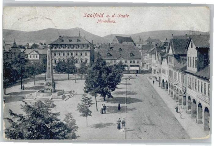 Saalfeld Saale Marktplatz