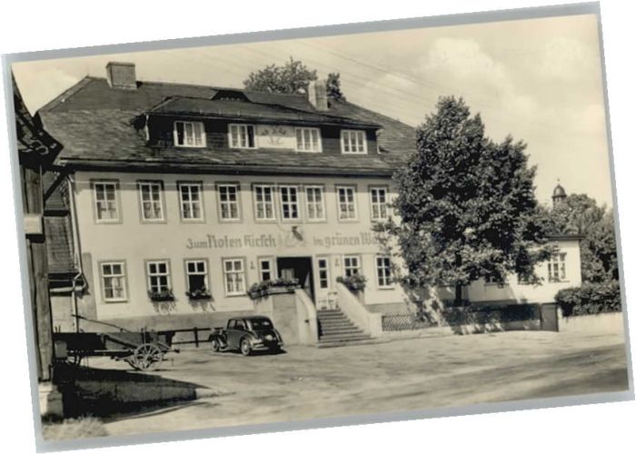 Hoheneiche Saalfeld Gasthaus zum roten Hirsch