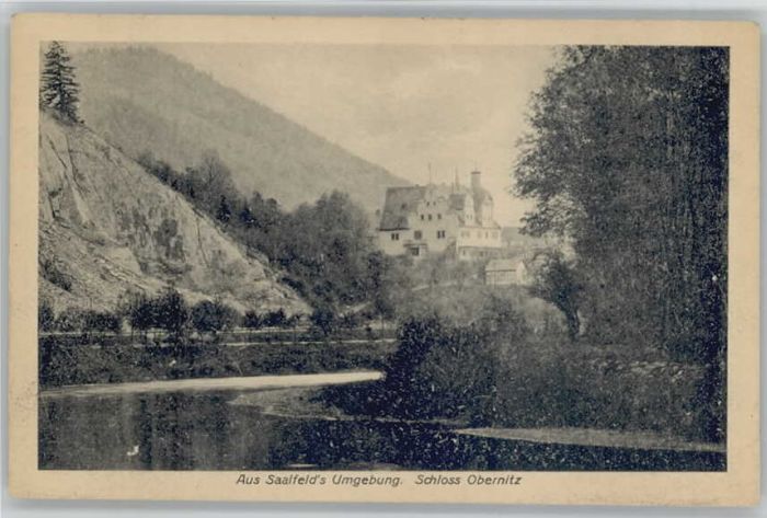 Saalfeld Saale Schloss Obernitz