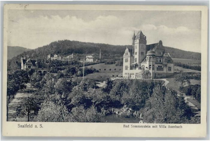 Saalfeld Saale Villa Auerbach Bad Sommerstein