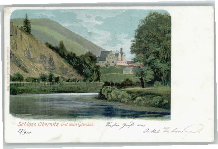 Saalfeld Saale Schloss Obernitz