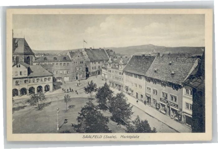 Saalfeld Saale Marktplatz