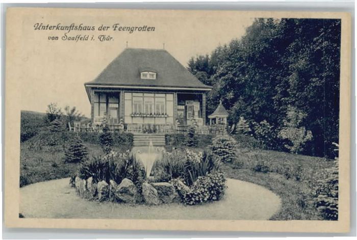 Saalfeld Saale Unterkunftshaus Feengrotten