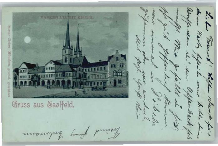 Saalfeld Saale Marktplatz