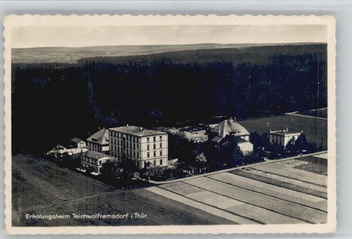 Teichwolframsdorf Erholungsheim Fliegeraufnahme