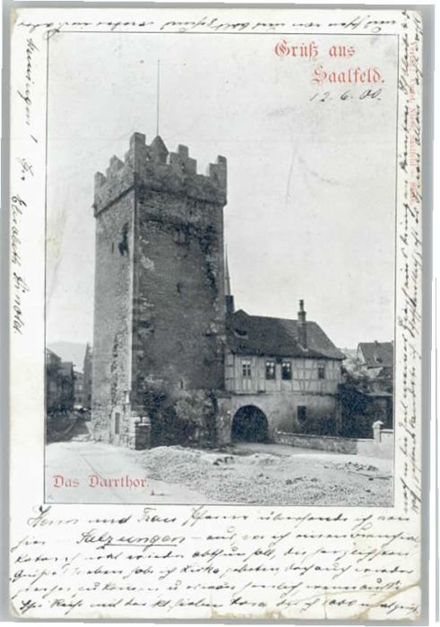 Saalfeld Saale Darrtor
