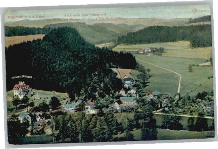 Neumuehle Elster rebsgrund Restaurant Villa Waldfrieden