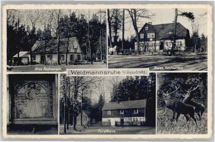 Reudnitz Mohlsdorf Restaurant Weidmannsruhe Forsthaus