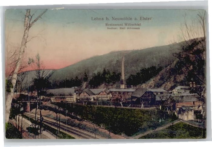 Lehna Neumuehle Elster estaurant Wilischtal