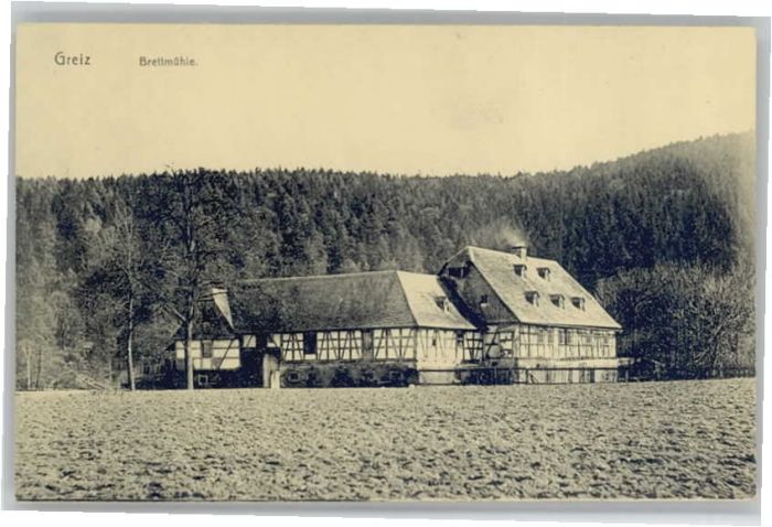 Greiz Thueringen Greiz Brettmühle