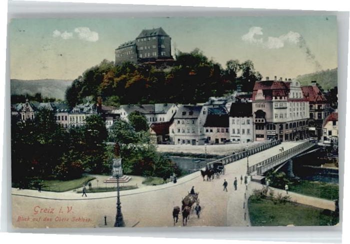 Greiz Thueringen Greiz Schloss