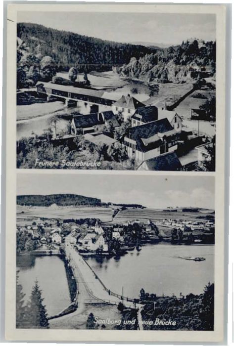 Saalburg Saale Brücke