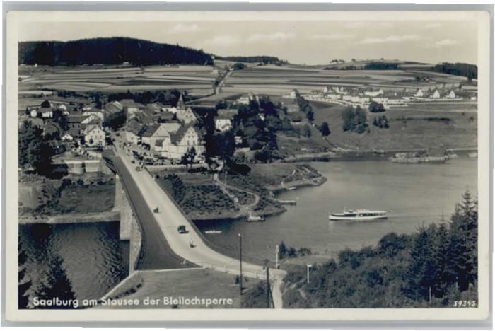 Saalburg Saale Stausee Bleilochsperre