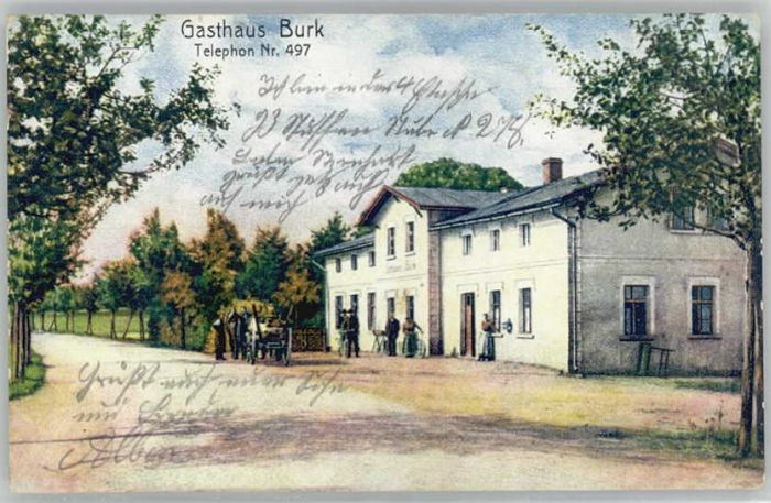 Bautzen [Stempelabschlag] Gasthaus Burk